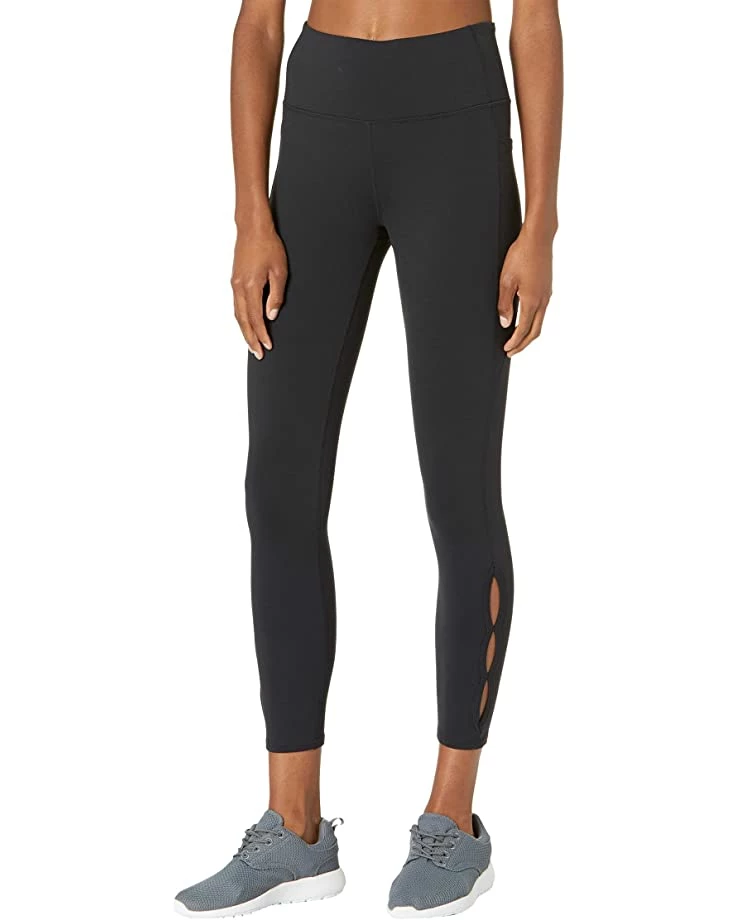 SKECHERS Pants GO WALK High Waisted Slit Leggings 3 SKECHERS Pants GO WALK High Waisted Slit Leggings