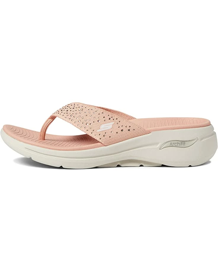 SKECHERS Performance Sandals Go Walk Arch Fit Knit Sandal with Rhinestones 6 SKECHERS Performance Sandals Go Walk Arch Fit Knit Sandal with Rhinestones - Image 4
