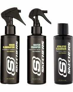 SKECHERS Insoles & Accessories Athletic Bundle - Weather and Stain Proofer, Odor Eliminator, Athletic Cleanser