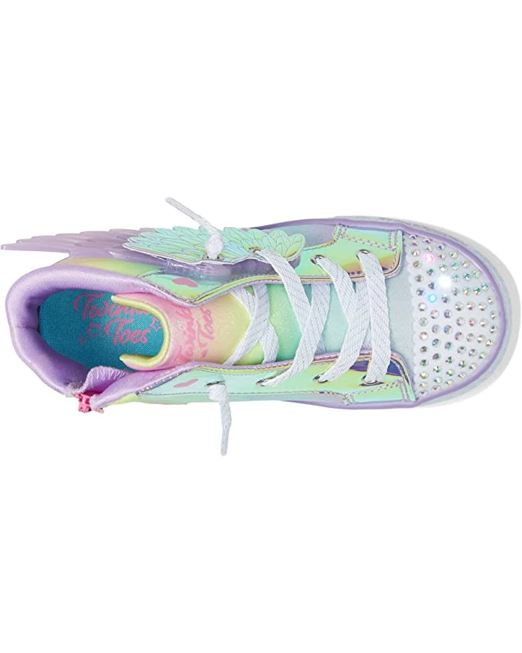 SKECHERS KIDS Sneakers & Athletic Shoes Twinkle Toes - High-Top Shuffle Lite Unicorn Wings 314918N (Toddler/Little Kid) 4 SKECHERS KIDS Sneakers & Athletic Shoes Twinkle Toes - High-Top Shuffle Lite Unicorn Wings 314918N (Toddler/Little Kid) - Image 2