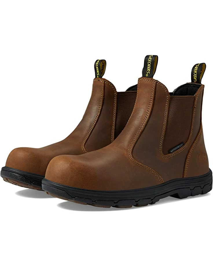 SKECHERS Work Boots Vicksburg Comp Toe 3 SKECHERS Work Boots Vicksburg Comp Toe