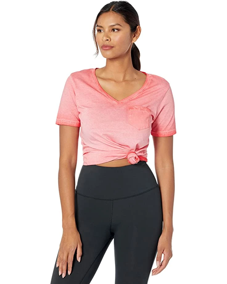 SKECHERS Shirts & Tops Diamond Wash Hatha V-Neck Pocket Tee 3 SKECHERS Shirts & Tops Diamond Wash Hatha V-Neck Pocket Tee