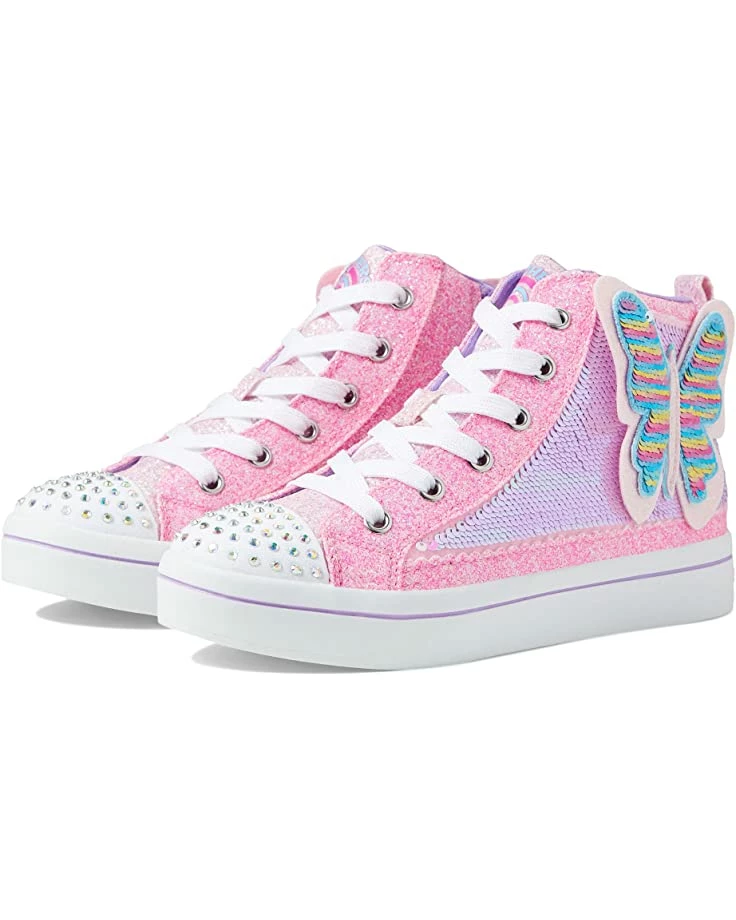 SKECHERS KIDS Sneakers & Athletic Shoes Flip Kicks - Twi-Lites 2.0 Butterfly Shine 314554L (Little Kid/Big Kid) 3 SKECHERS KIDS Sneakers & Athletic Shoes Flip Kicks - Twi-Lites 2.0 Butterfly Shine 314554L (Little Kid/Big Kid)
