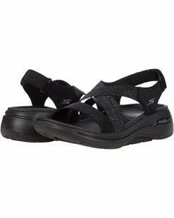 SKECHERS Performance Sandals Go Walk Arch Fit Cross Band Quarter Strap