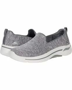 SKECHERS Performance Sneakers & Athletic Shoes Go Walk Arch Fit Heathered Slip-On