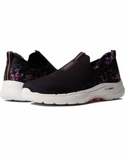 SKECHERS Performance Sneakers & Athletic Shoes Go Walk 6 - Floral Sunrise