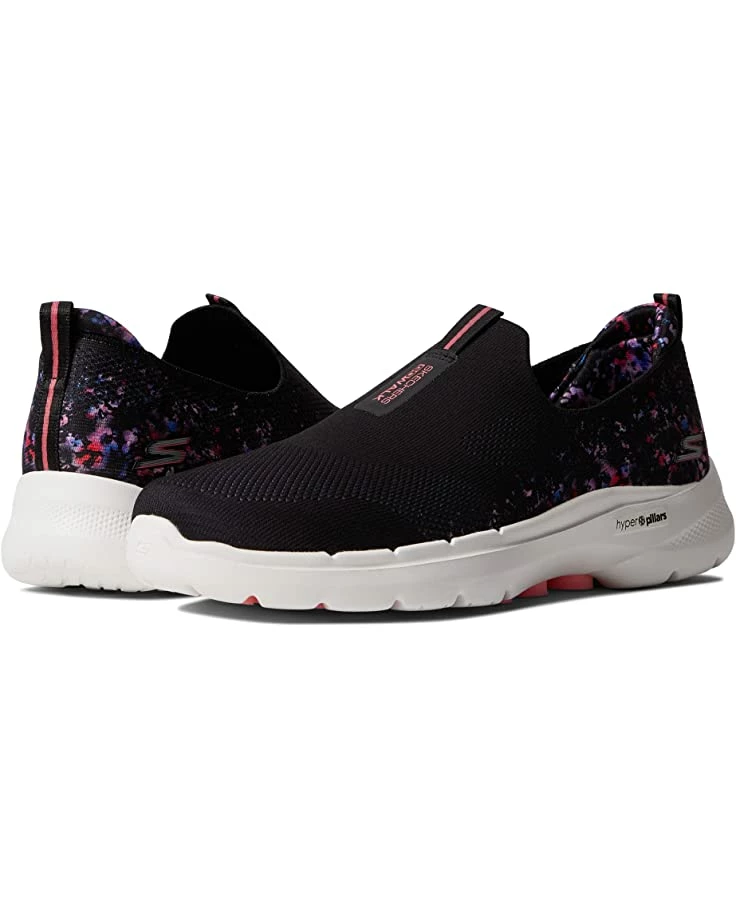 SKECHERS Performance Sneakers & Athletic Shoes Go Walk 6 - Floral Sunrise 3 SKECHERS Performance Sneakers & Athletic Shoes Go Walk 6 - Floral Sunrise