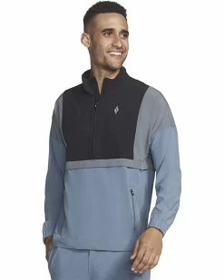 SKECHERS Hoodies & Sweatshirts Men's Go Walk Skechweave Action Packable Anorak 1/4 Zip Jacket