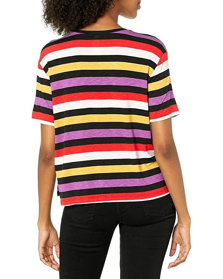 SKECHERS Shirts & Tops Women's Encounter Stripe Short Sleeve Tee 4 SKECHERS Shirts & Tops Women's Encounter Stripe Short Sleeve Tee - Image 2