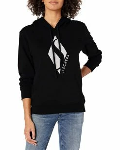 SKECHERS Hoodies & Sweatshirts Women's Diamond Logo Pullover Hoodie Sweatshirt