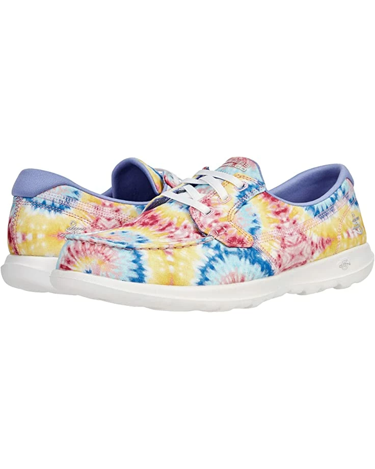 SKECHERS Performance Sneakers & Athletic Shoes Go Walk Lite Tie-Dye Boat Shoe 3 SKECHERS Performance Sneakers & Athletic Shoes Go Walk Lite Tie-Dye Boat Shoe