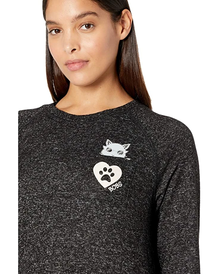SKECHERS Shirts & Tops Shady Cat Cozy Pullover 5 SKECHERS Shirts & Tops Shady Cat Cozy Pullover - Image 3